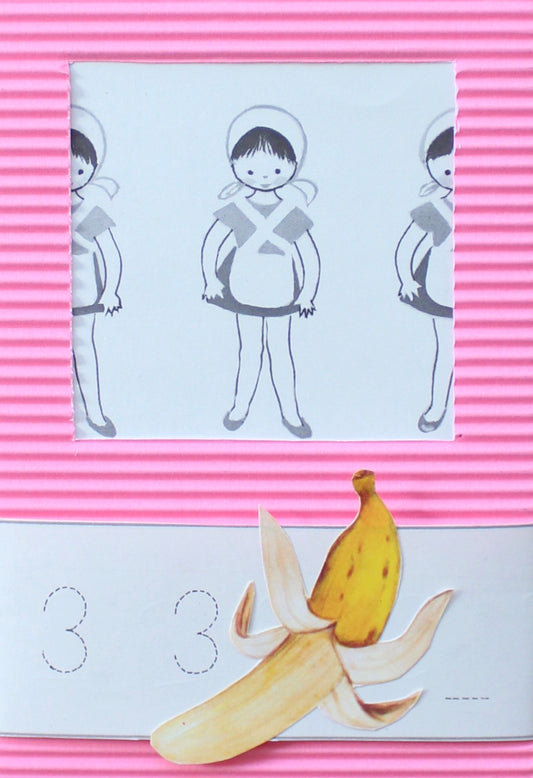three girls: קולאז' בעבודת יד