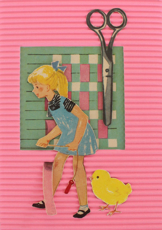 little scissor #1: קולאז' בעבודת יד
