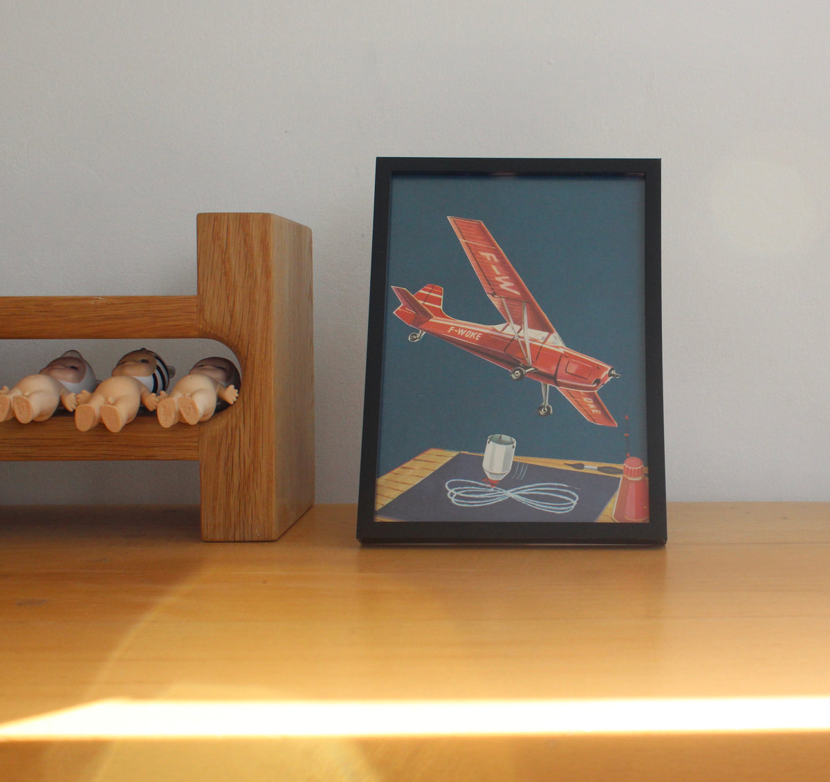 red airplane