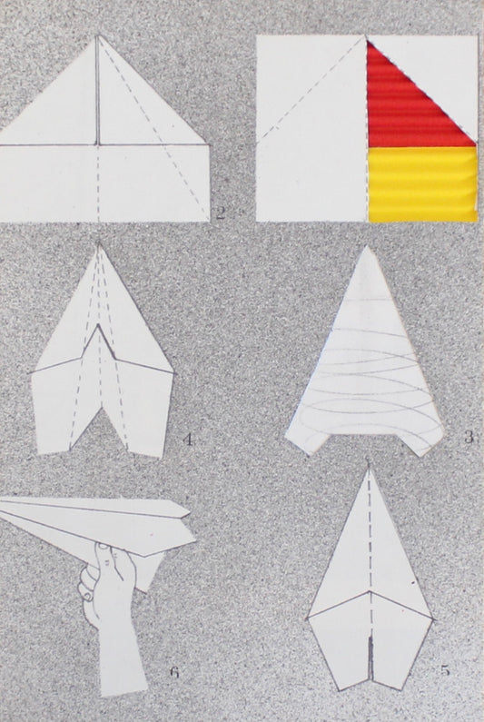 paper airplane #2: קולאז' בעבודת יד
