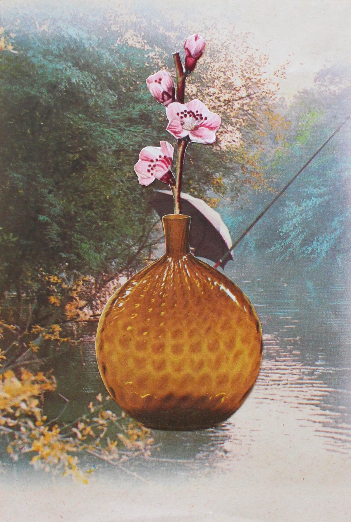 vase #1: קולאז' בעבודת יד