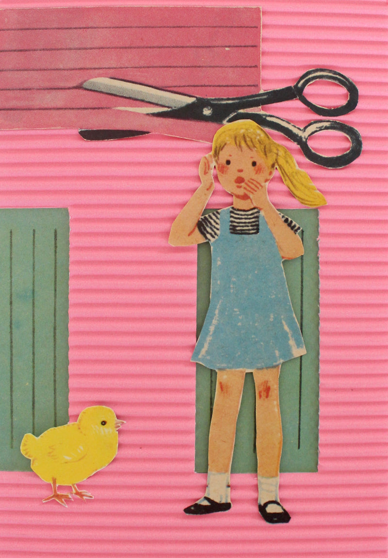 little scissor #2: קולאז' בעבודת יד