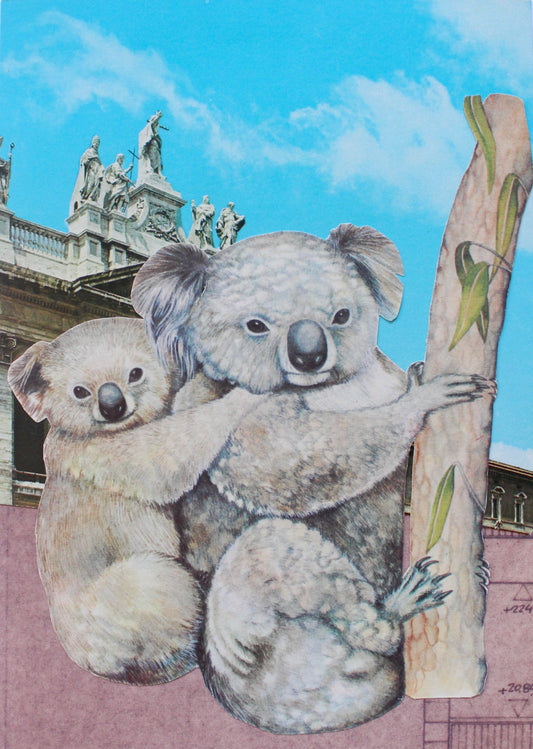 mama koala: קולאז' בעבודת יד