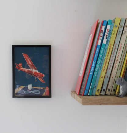 red airplane