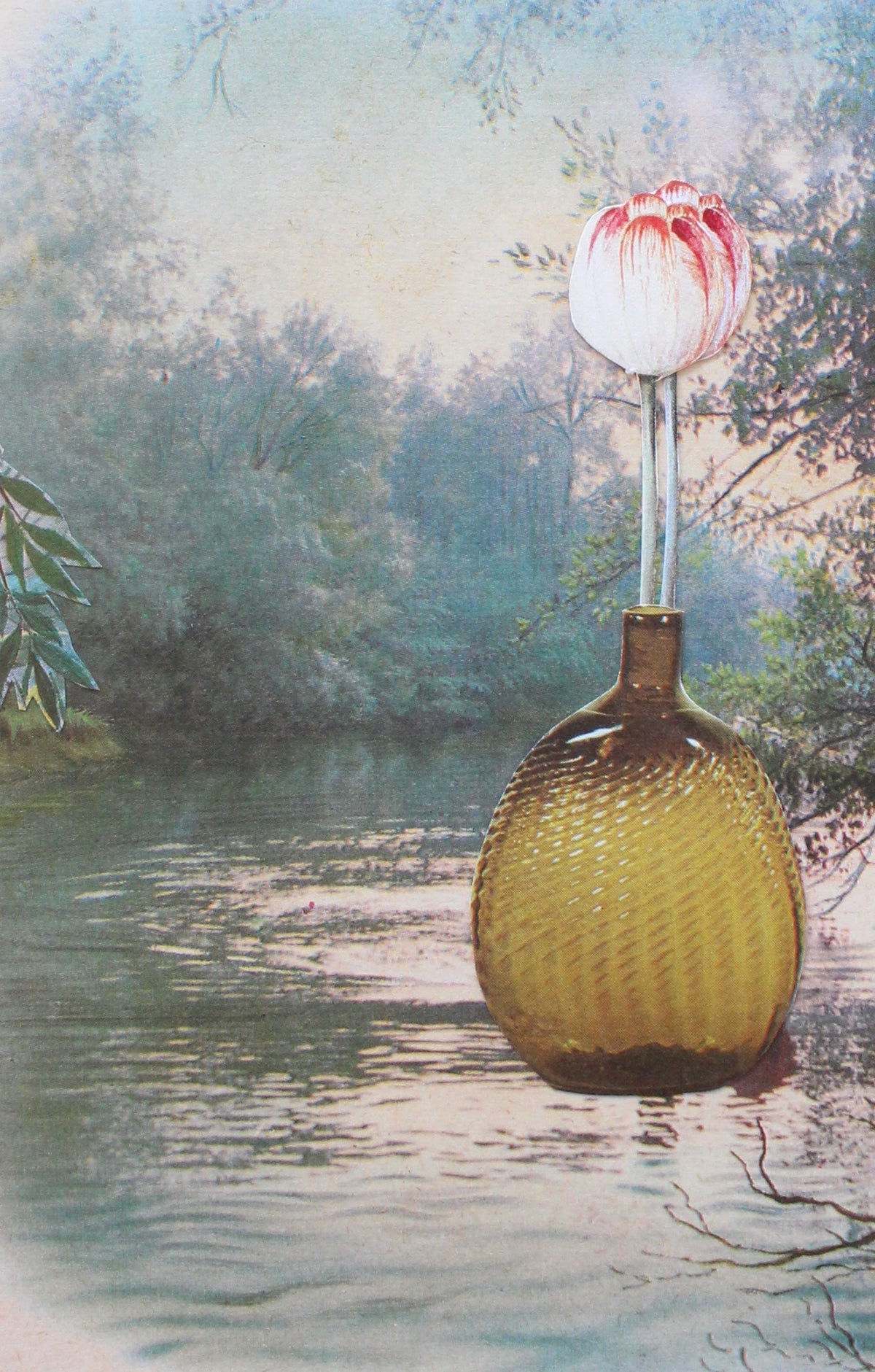 vase #2: קולאז' בעבודת יד